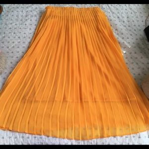 ZARA Mustard Yellow Skirt